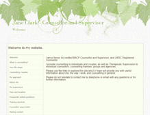 Tablet Screenshot of janeclark.org